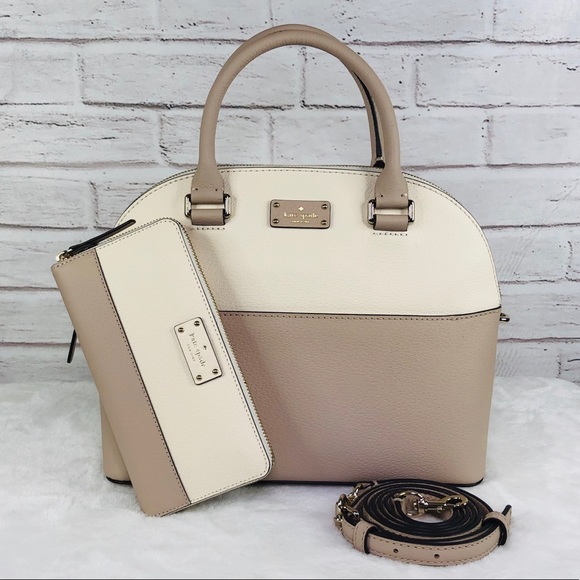 kate spade Handbags - 2PCS Kate Spade Carli Groove Street Satchel Wallet